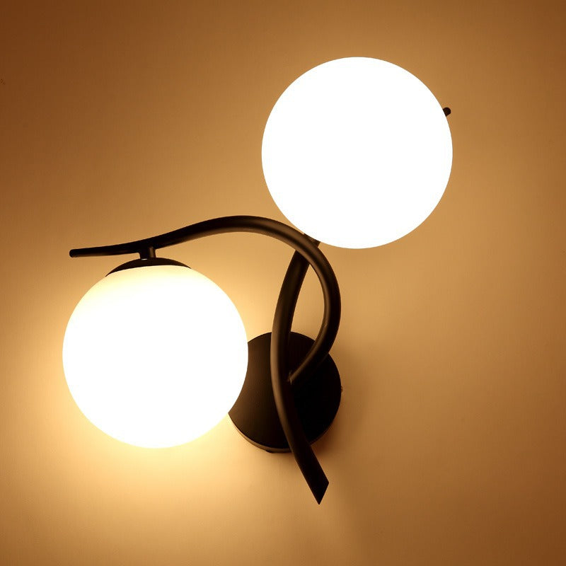 Artistic Double-Ball Sconce