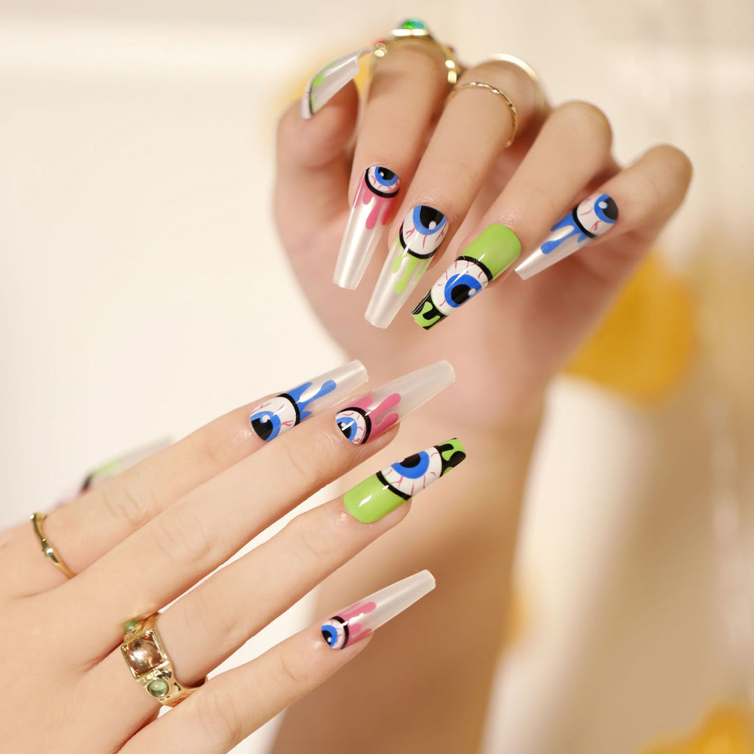 Artistic Nail Art with Creepy Designs Kalsten