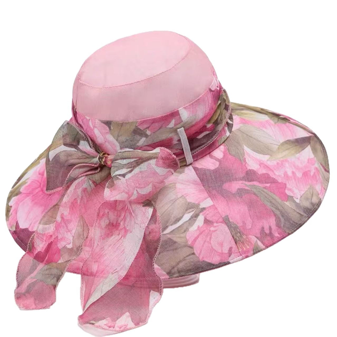 Wide Brim Floral Sun Hat Kalsten