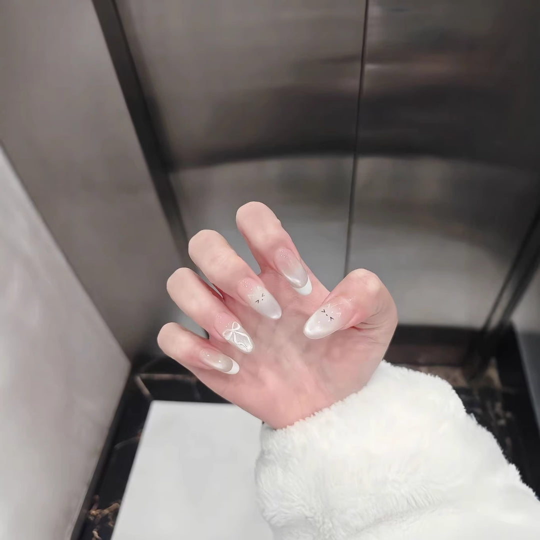 Artistic French Tip Nail Enhancements