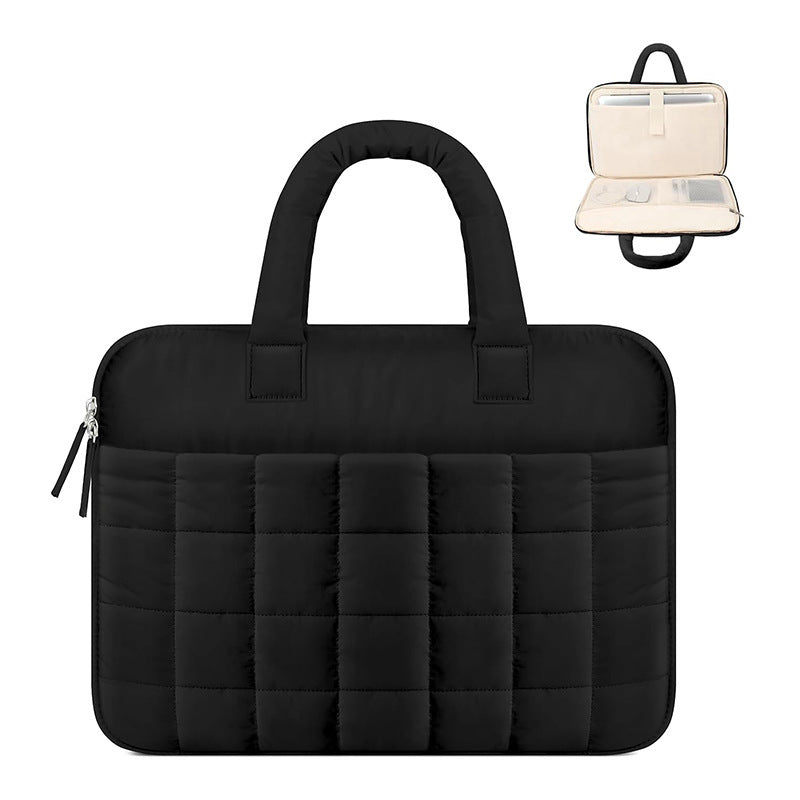 Padded Laptop Handbag with Versatile Interior Pockets Kalsten