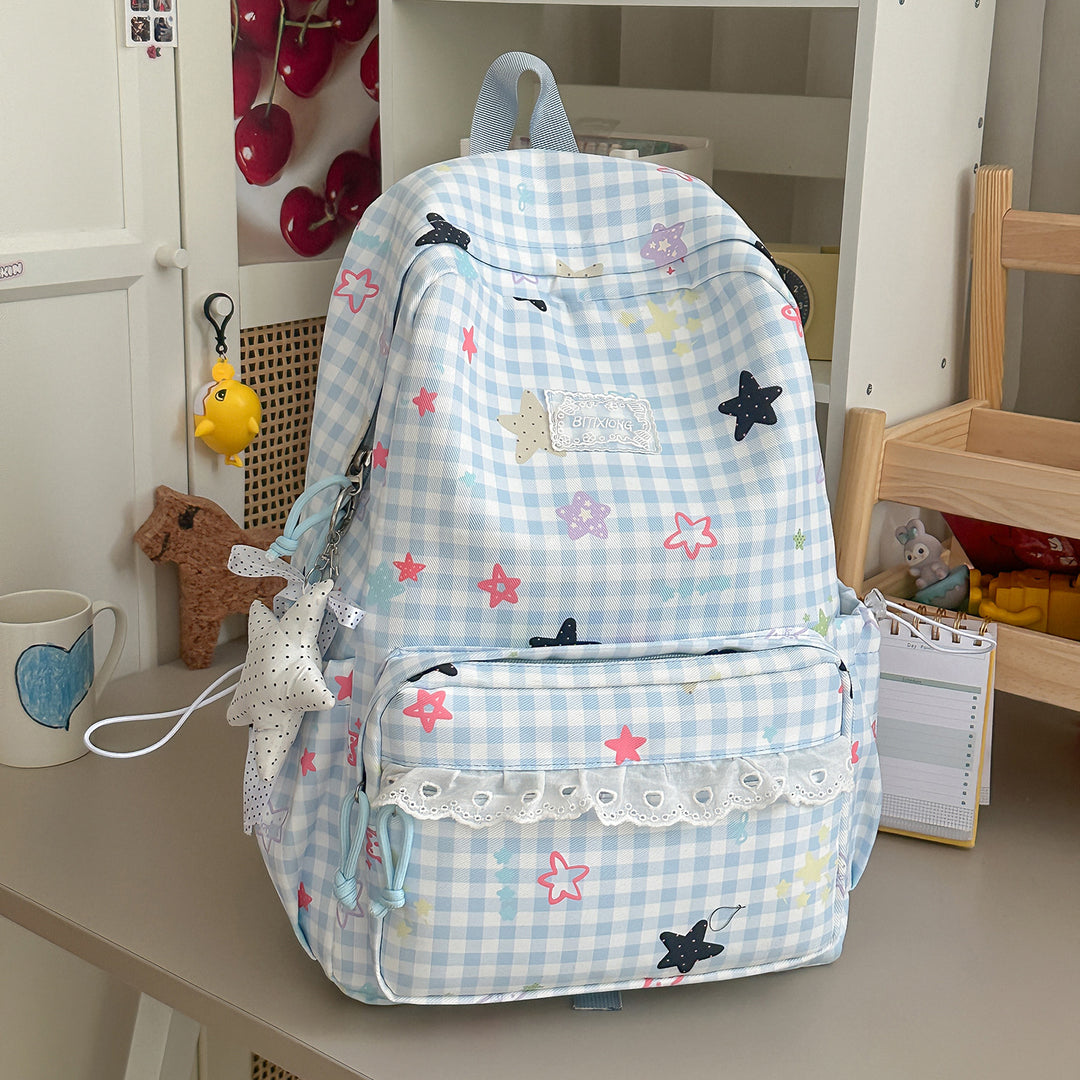 Cute Illustrated Casual Backpack Kalsten