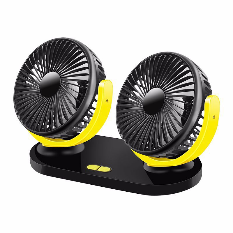 Dual-Head Rechargeable Desk Fan Kalsten