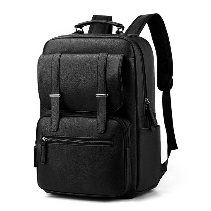 Elegant Leather Laptop Backpack