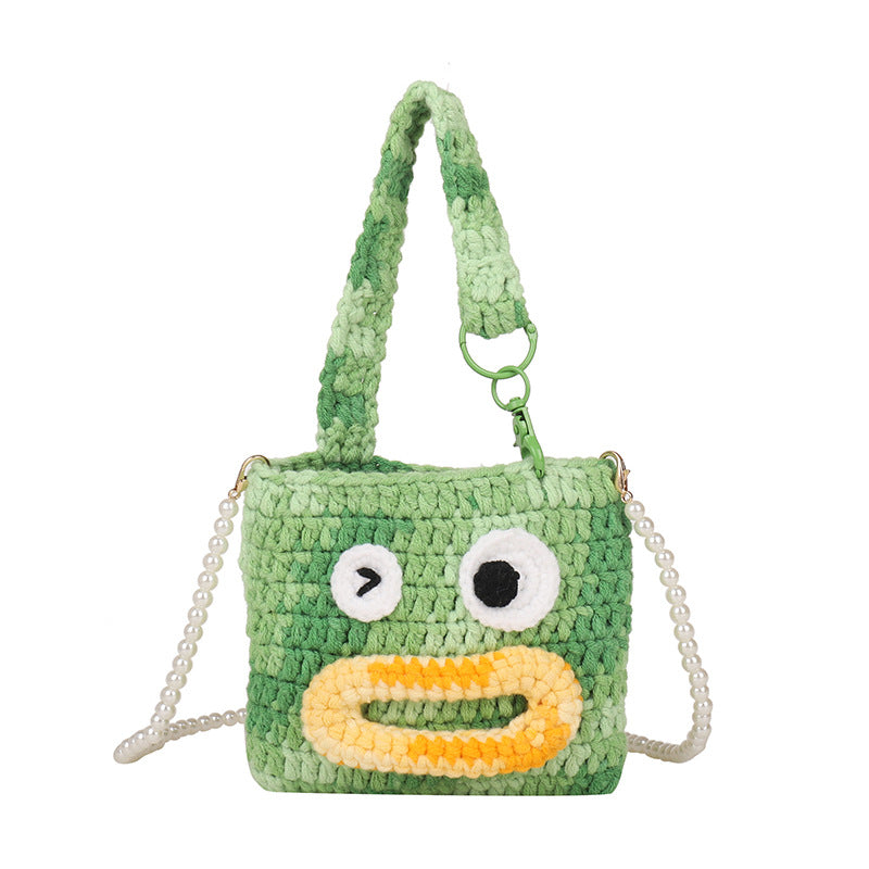 Cute Crochet Animal-Themed Handbag