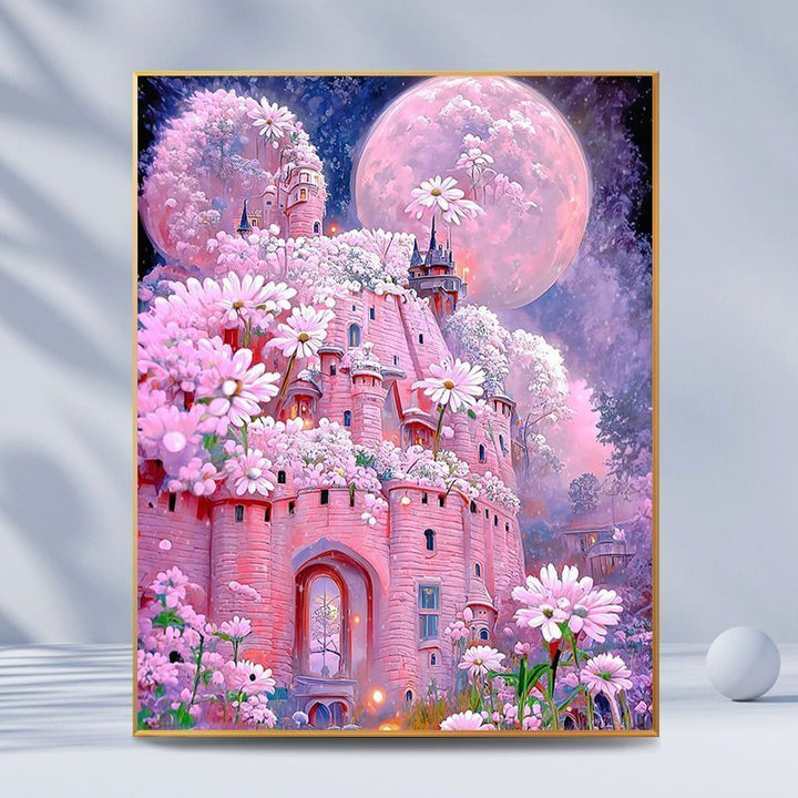 Fantasy Castle Landscape Canvas Art Kalsten