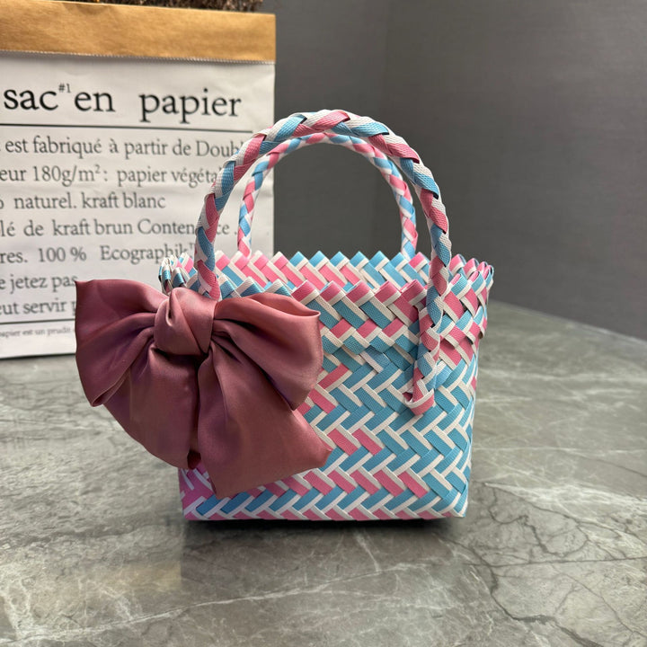 Handcrafted basket bag in stylish design Kalsten