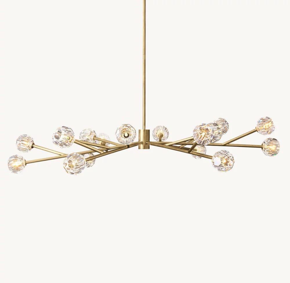 Modern Floral Chandelier