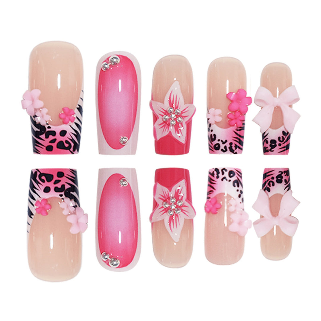 Decorative Floral Nail Art Extensions Kalsten
