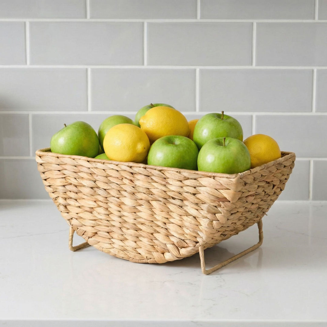 Natural Woven Serving Tray Kalsten