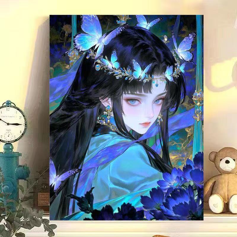 Floral Fantasy Art Canvas Print Kalsten