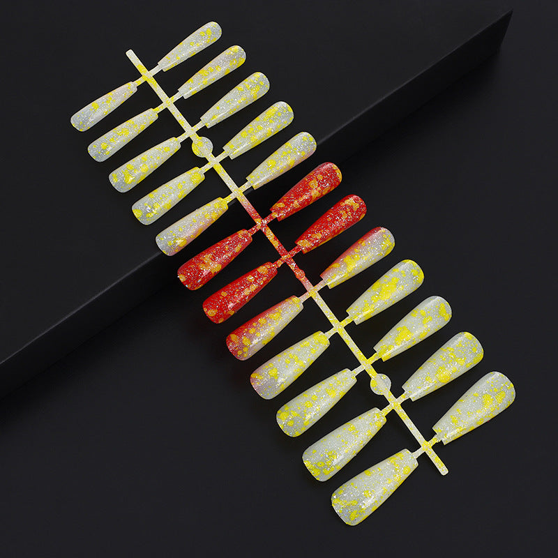 Artificial nails in creative drop design Kalsten