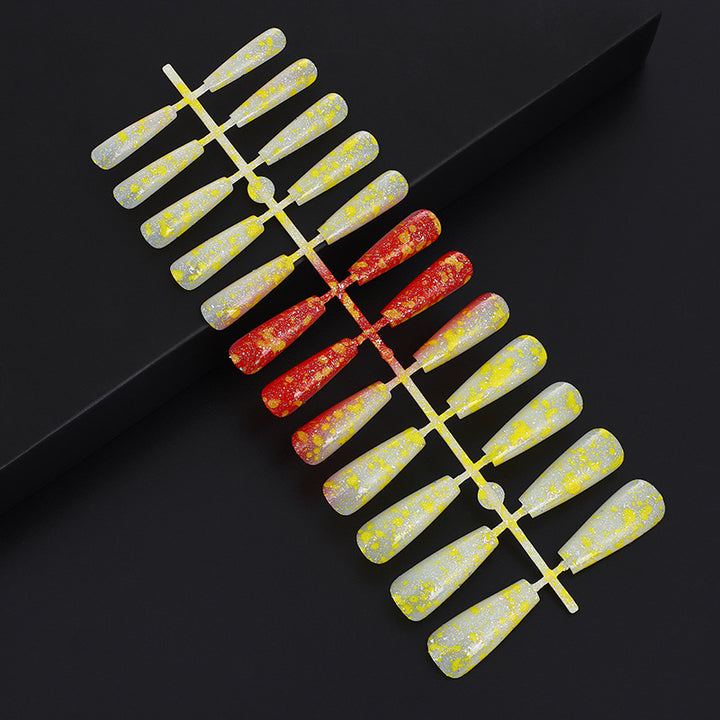 Artificial nails in creative drop design Kalsten