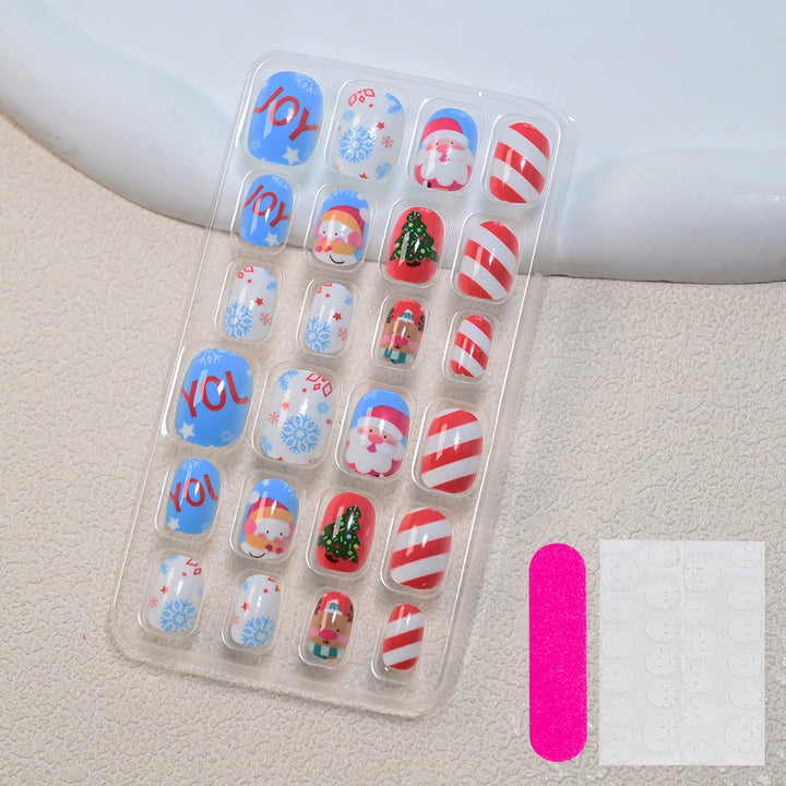 Themed Summer Beach Nail Art Press-On Nails Kalsten