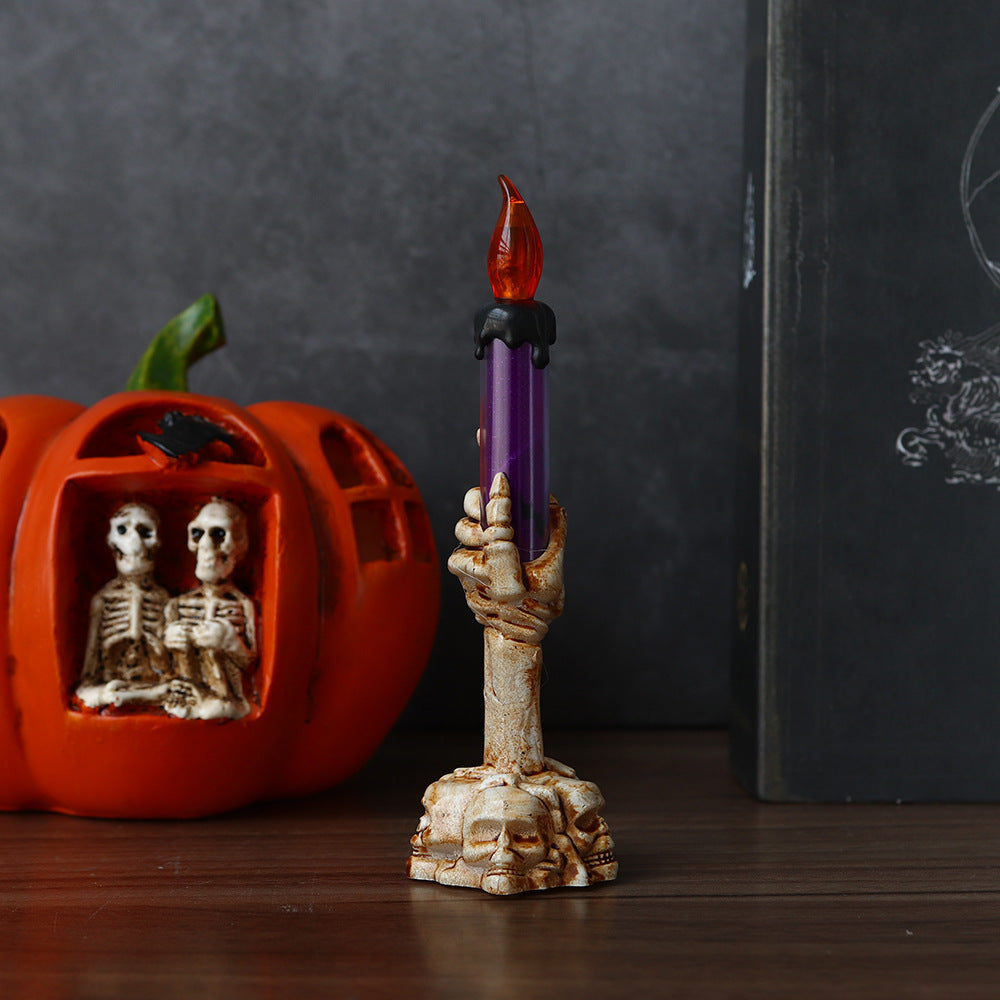 Decorative Skull Hand Candle Holder Kalsten