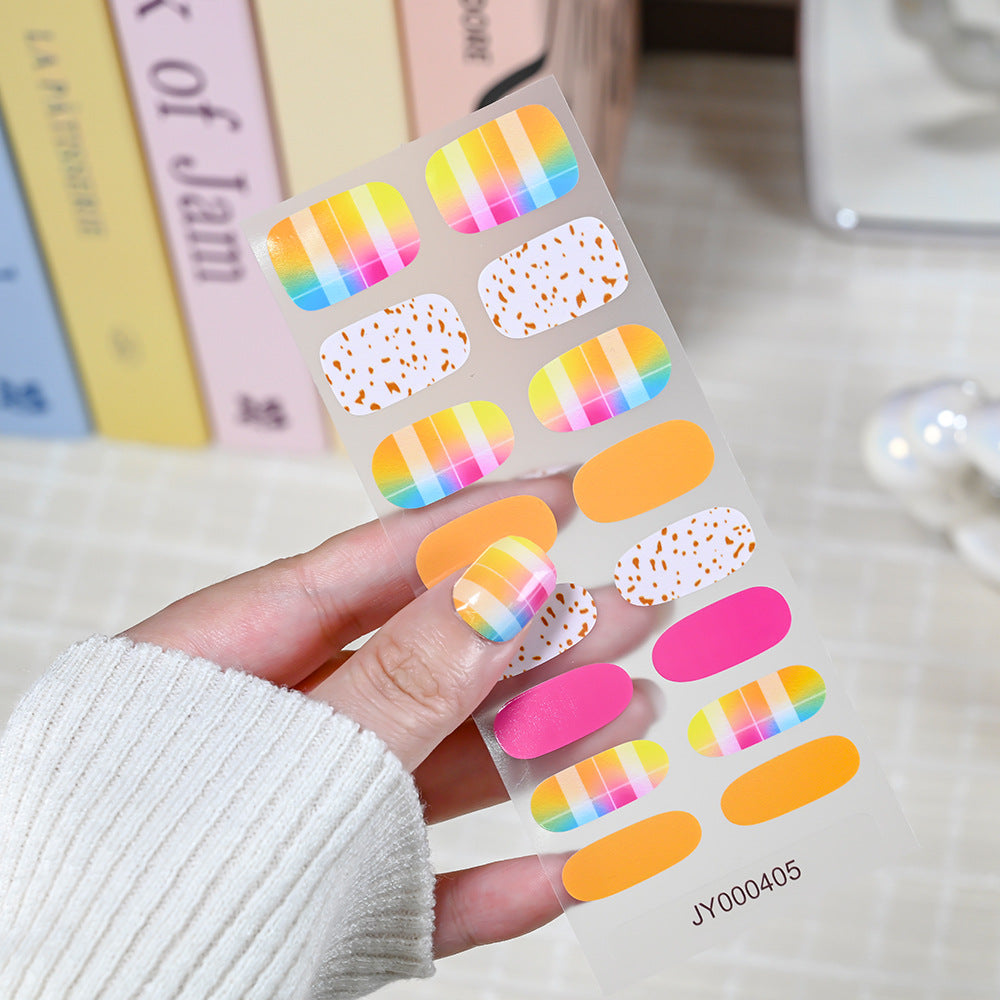 Vibrant Nail Art Stickers