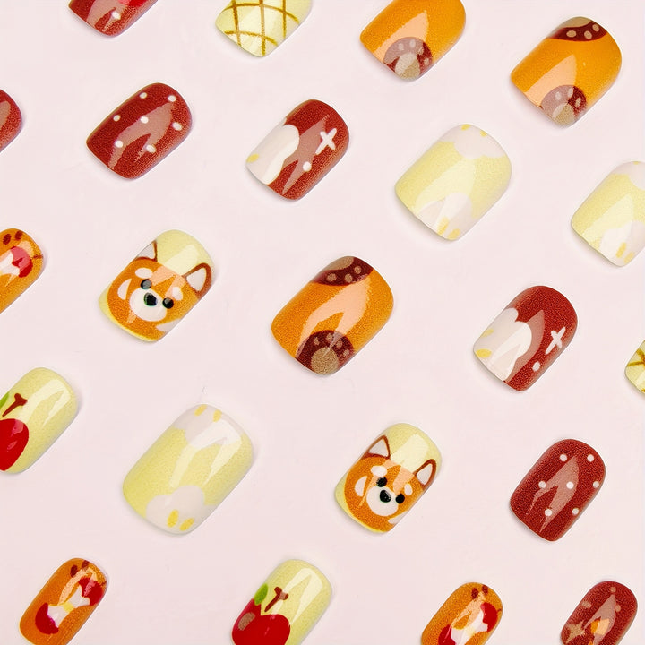 Whimsical Animal-Themed Nail Art Kalsten