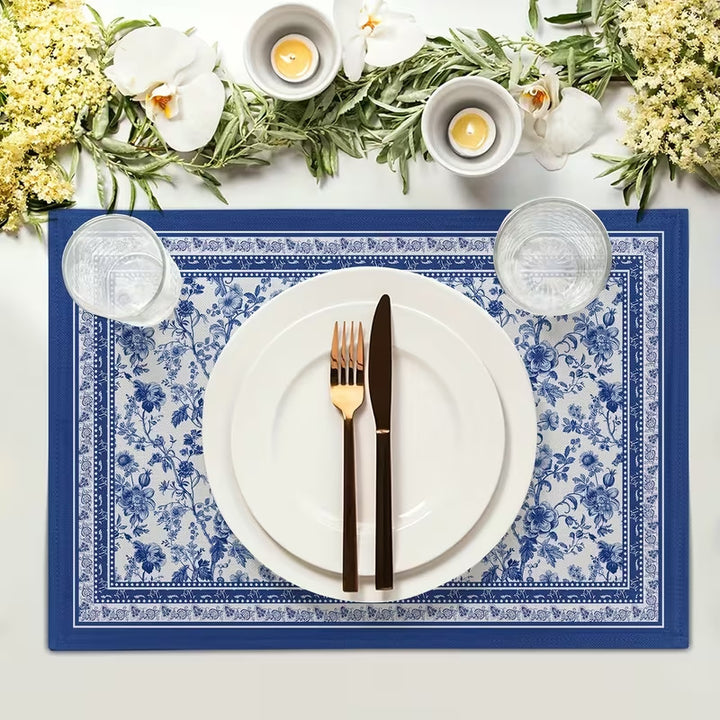 Floral Plant-Themed Table Mat