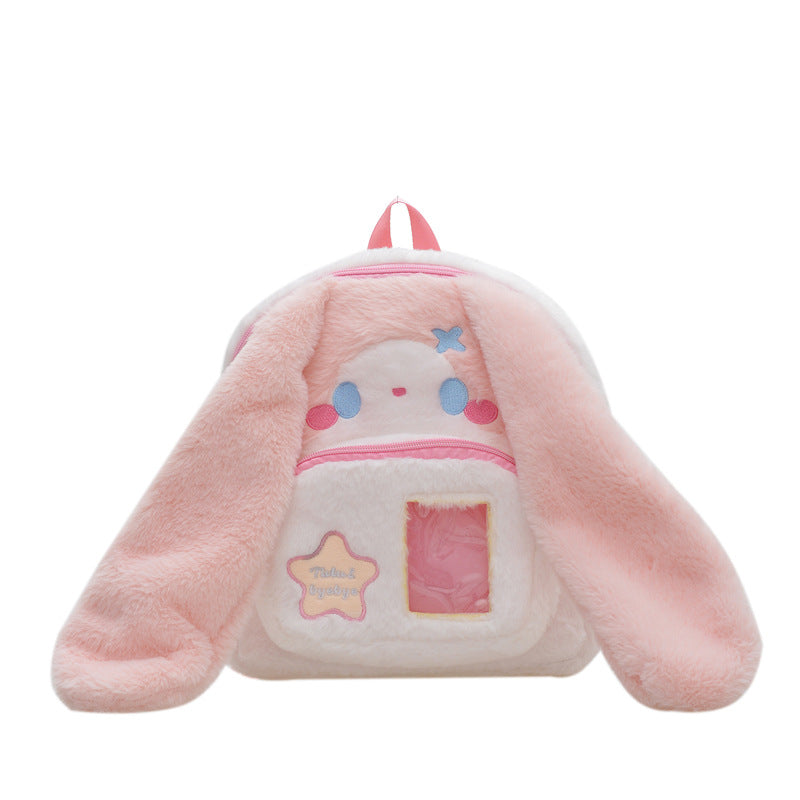 Plush Backpack in Cute Bunny Design Kalsten