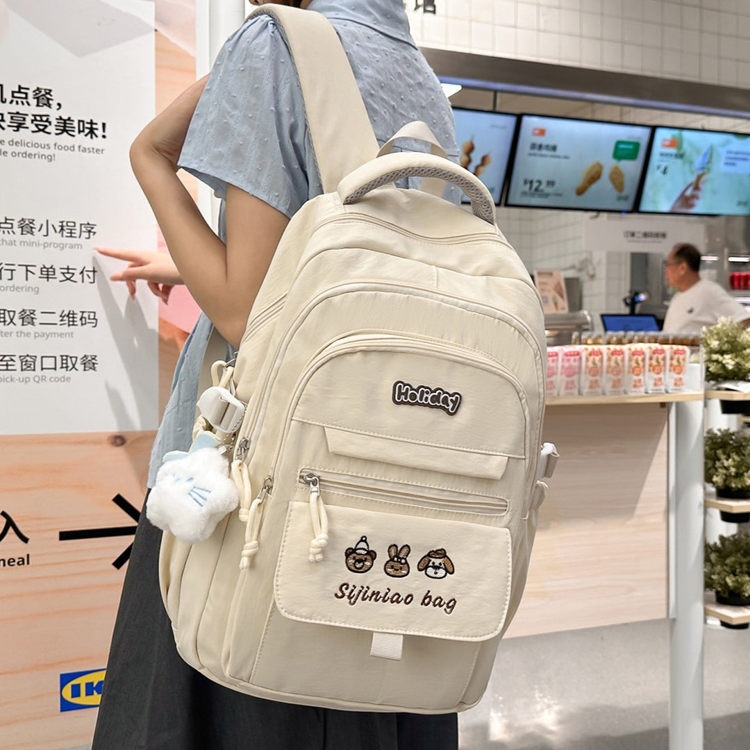 Cute Illustrated Character-Themed Backpack Kalsten
