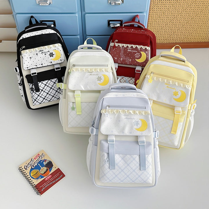 Decorative Graphic Print Backpack Kalsten