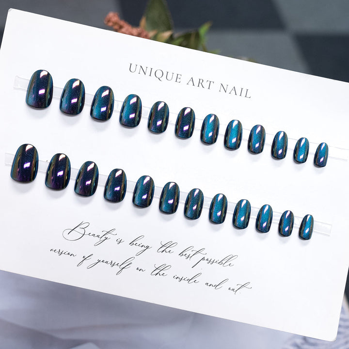 Metallic Press-On Nail Set