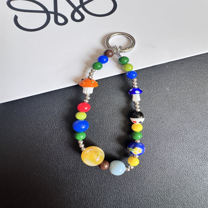 Colorful Beaded Charm Keychain Kalsten 1790136000