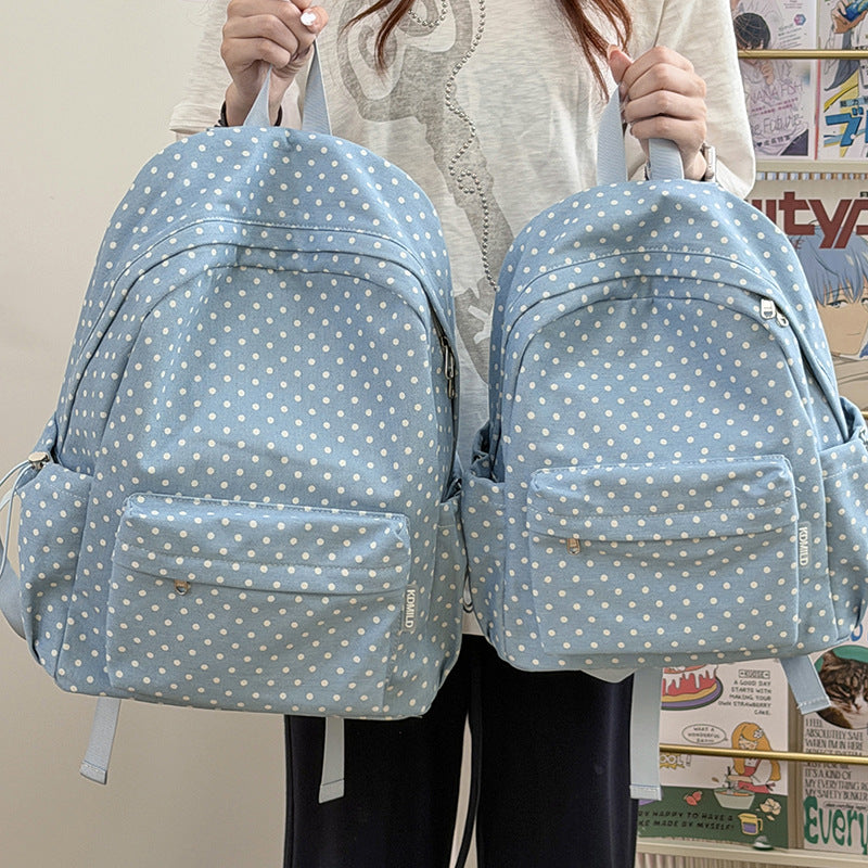 Playful Polka Dot Backpack Kalsten