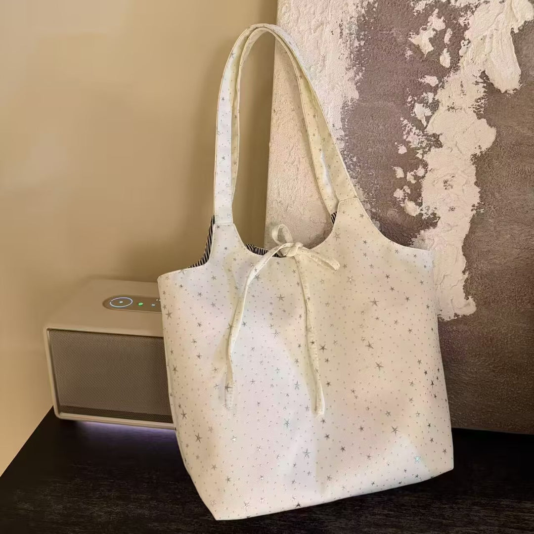 Tote bag with playful star pattern Kalsten