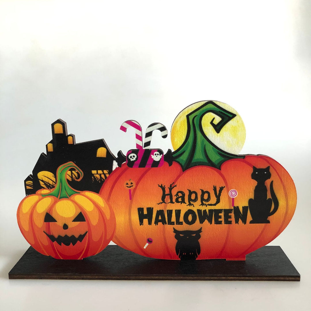 Halloween-Themed Decorative Table Centerpiece