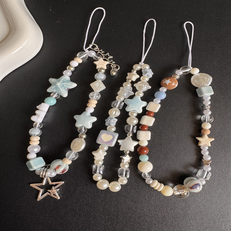 Star-Themed Beaded Charm Necklace Kalsten