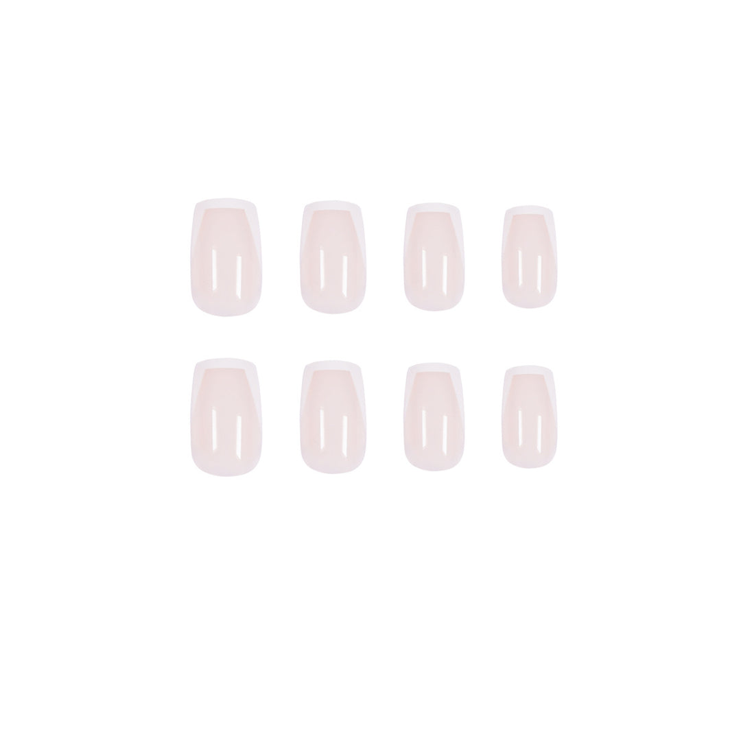 Elegant Nail Extensions with French Tip Kalsten