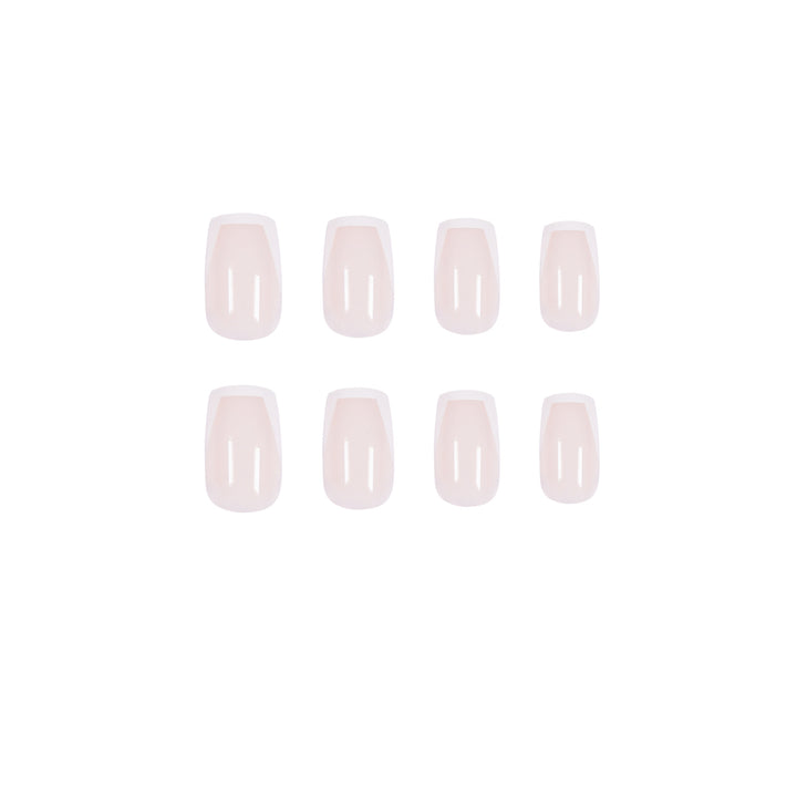 Elegant Nail Extensions with French Tip Kalsten