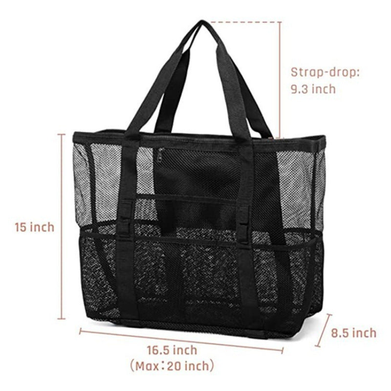 Spacious mesh beach bag Kalsten