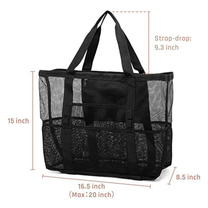 Spacious mesh beach bag Kalsten