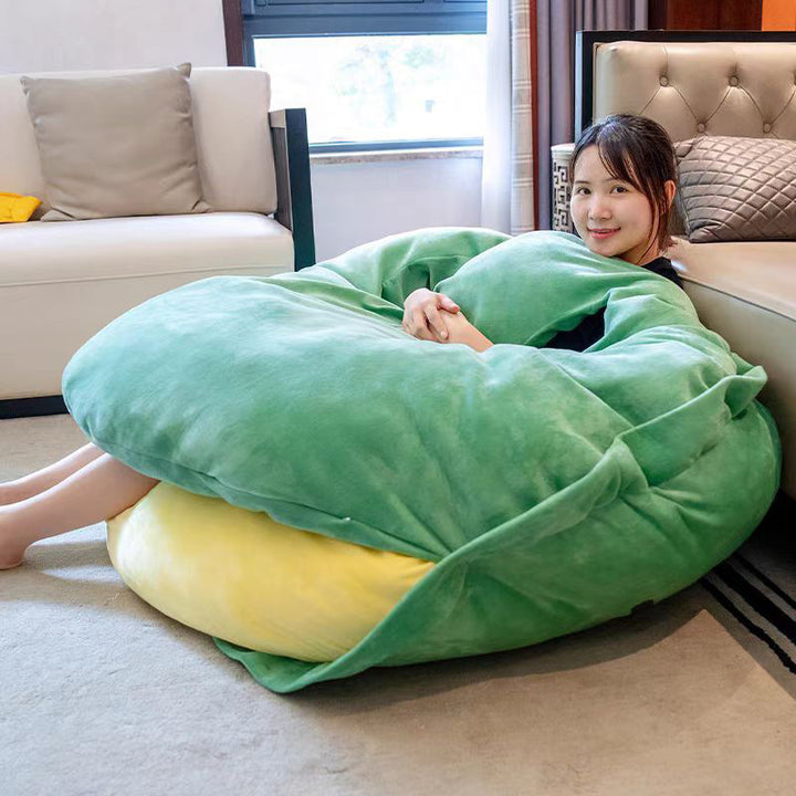 Oversized Plush Wearable Turtle Shell Costume With Adjustable Straps And Soft Foam Padding