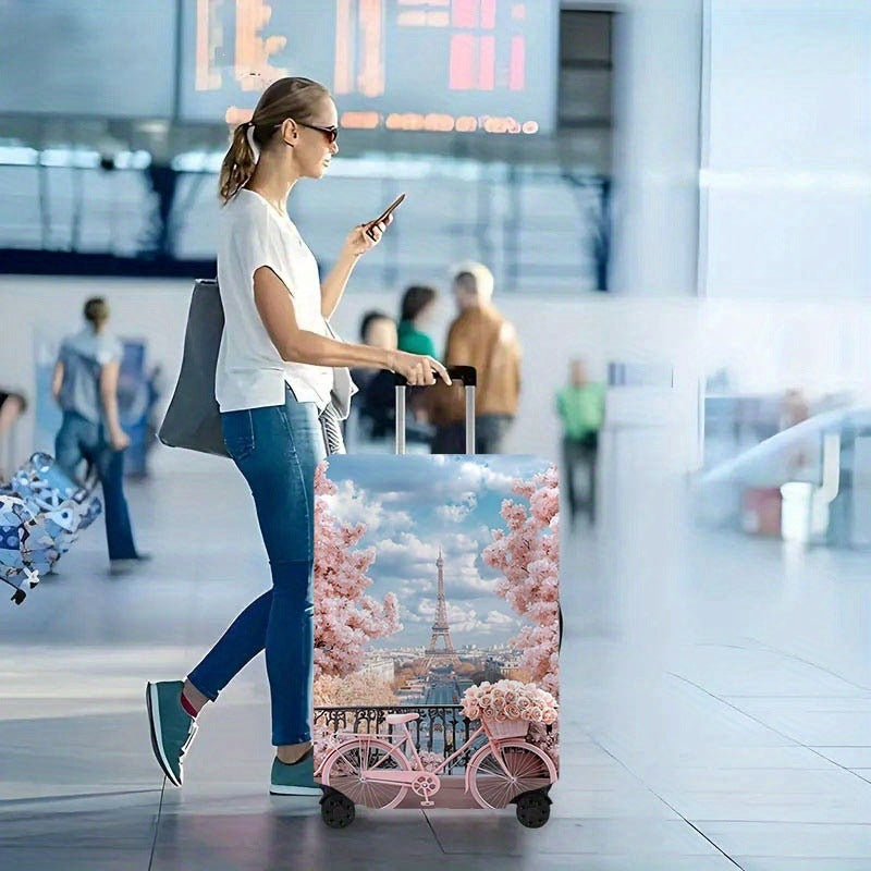 Ladies' hard shell suitcase with romantic Paris motif Kalsten