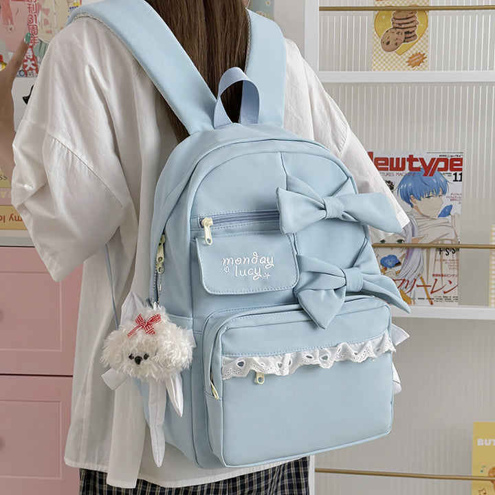 Cute Bow-Detail Backpack Kalsten