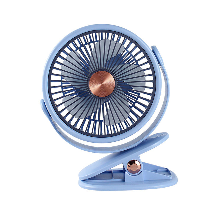 Ladies portable table fan with tiltable head and strong fan safety Kalsten