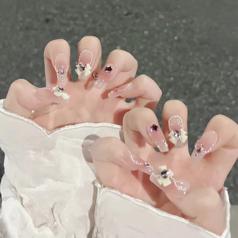 Natural Almond-Shaped Press-On Nails Kalsten