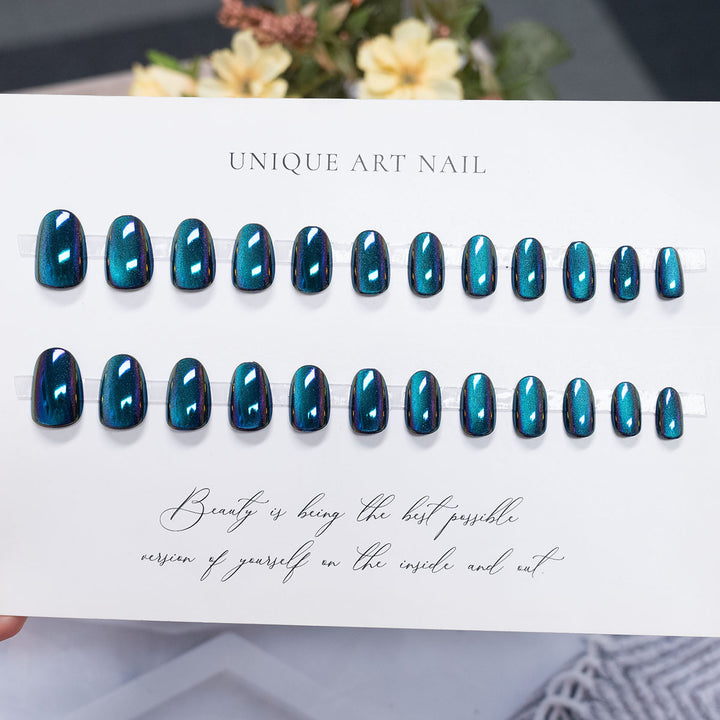 Metallic Press-On Nail Set