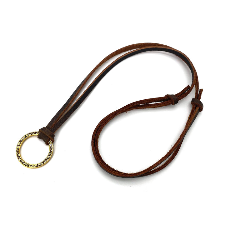 Genuine Leather Eyewear Holding Strap Kalsten