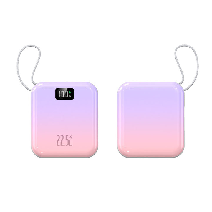 Portable power bank with state-of-the-art fast charging function and LED display Kalsten