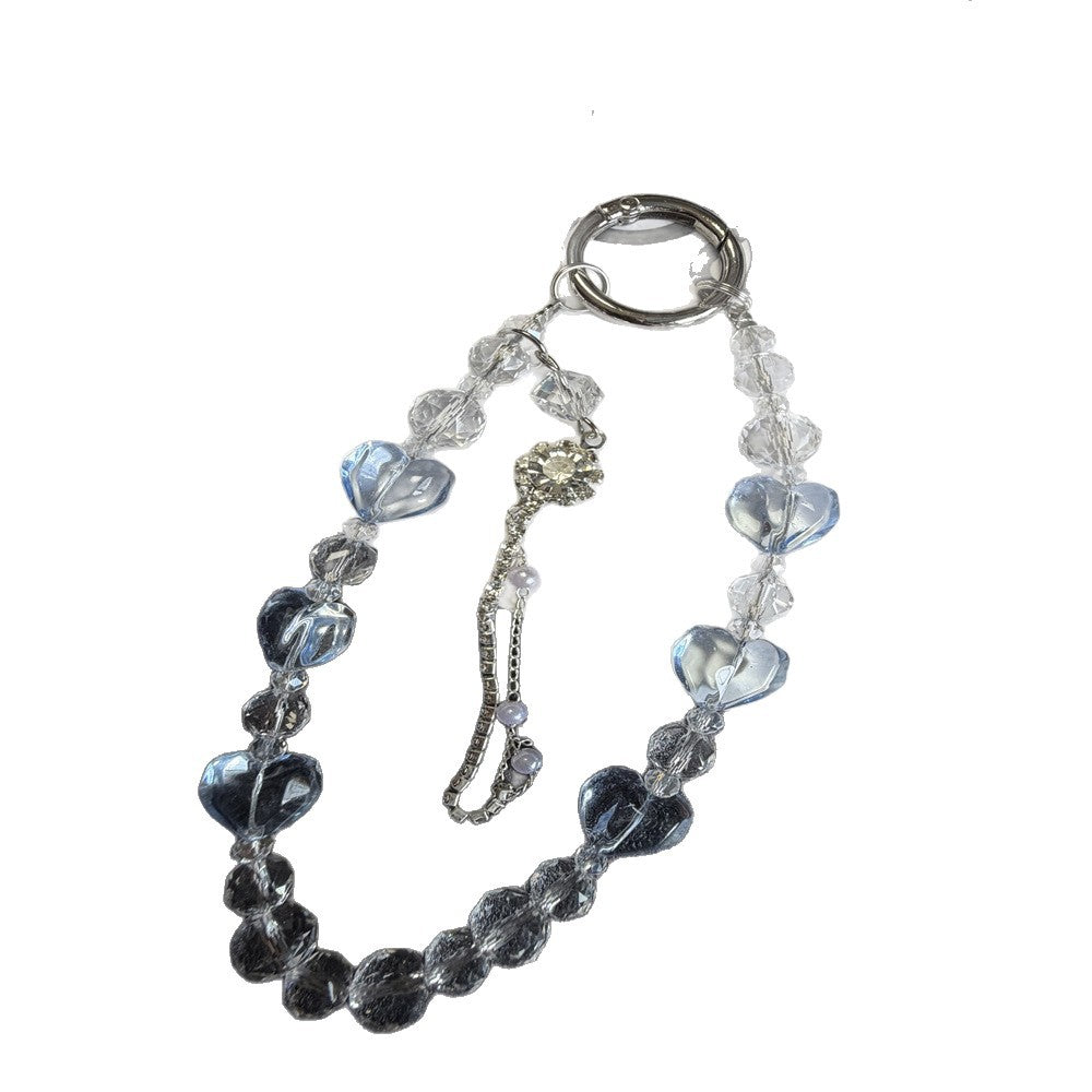 Heart-Shaped Beaded Keychain Kalsten