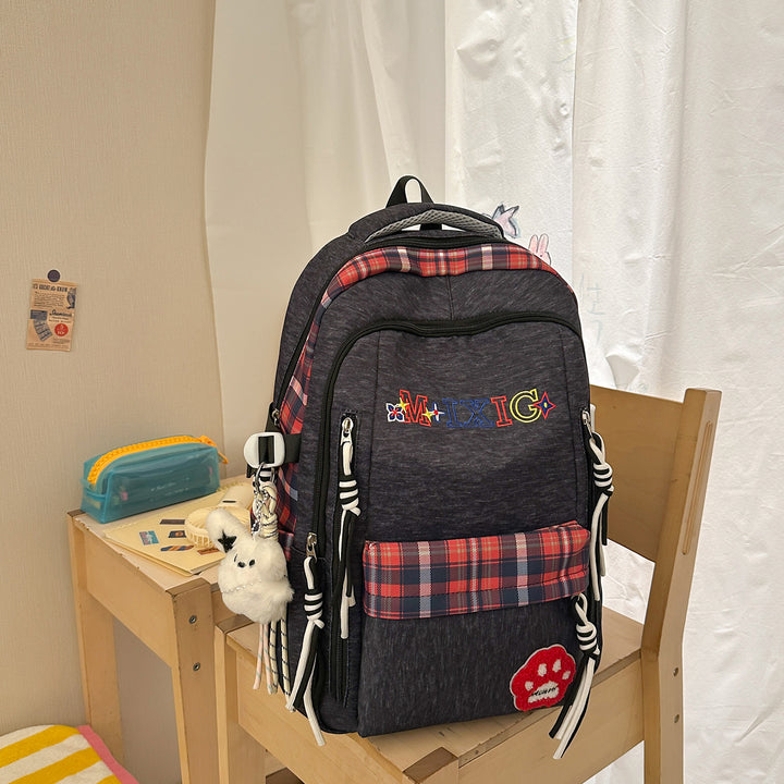 Casual Patterned School Backpack