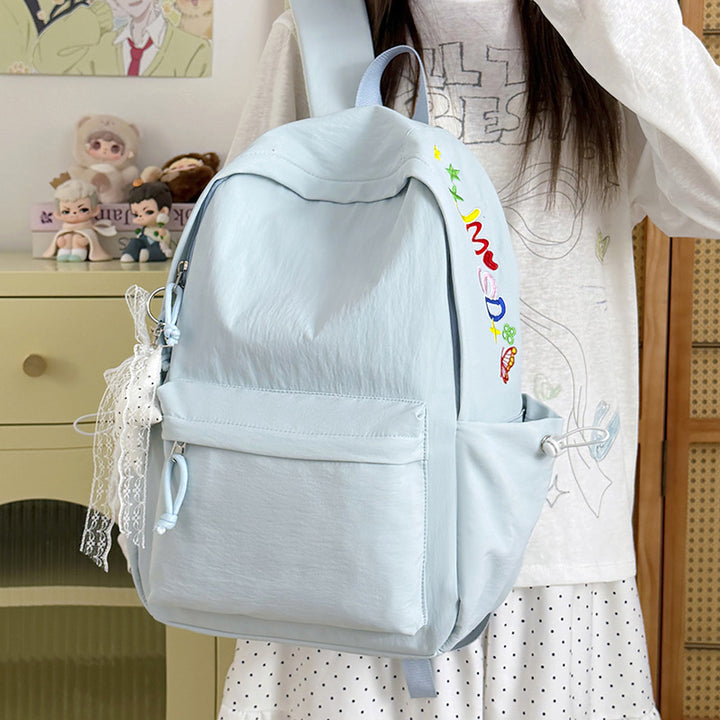 Decorative Character-Embellished Casual Backpack Kalsten