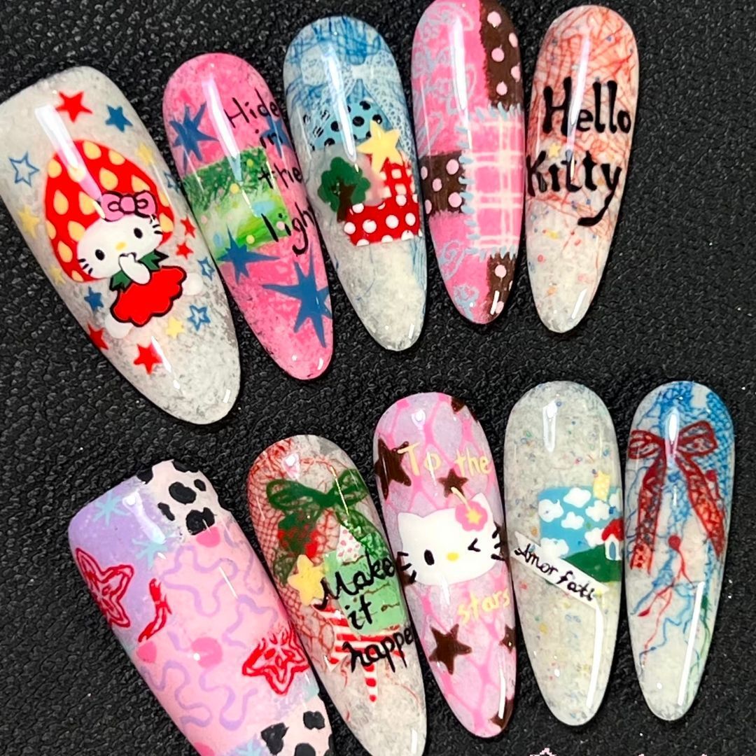 Artistic Stiletto Nail Set Kalsten