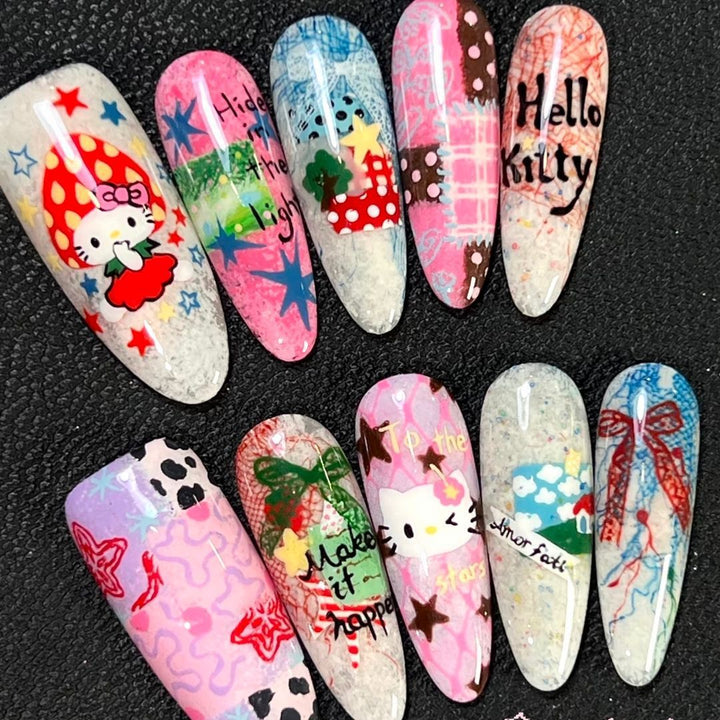 Artistic Stiletto Nail Set Kalsten