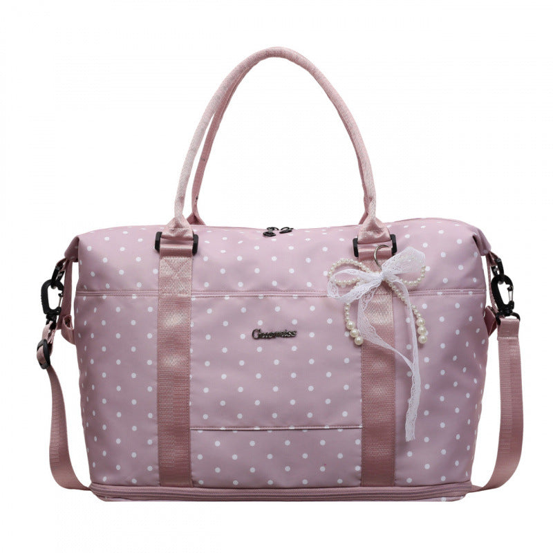 Chic Polka Dot Weekend Duffel Bag Kalsten