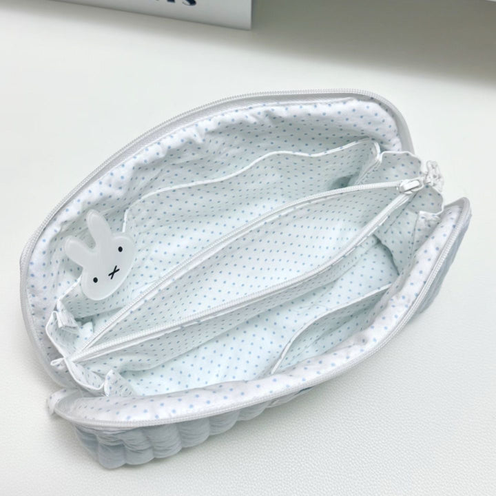 Multi-Compartment Plush Storage Pouch